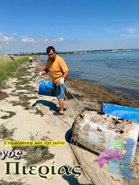 Καθαρισμός Παραλίας Αλυκών Σύλλογος Εθελοντών Δήμου Πύδνας Κολινδρού 3